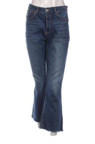 Damskie jeansy Zara, Rozmiar XL, Kolor Niebieski, Cena 88,99 zł