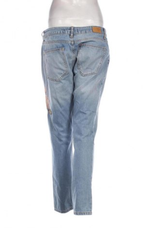 Damskie jeansy Zara, Rozmiar L, Kolor Niebieski, Cena 93,63 zł