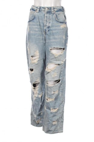Damskie jeansy Zara, Rozmiar M, Kolor Niebieski, Cena 203,99 zł