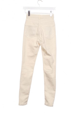 Dámske džínsy  Zara, Veľkosť XS, Farba Kremová, Cena  13,80 €