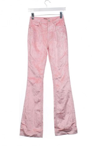 Pantaloni de velvet de femei Guess, Mărime XS, Culoare Roz, Preț 258,99 Lei