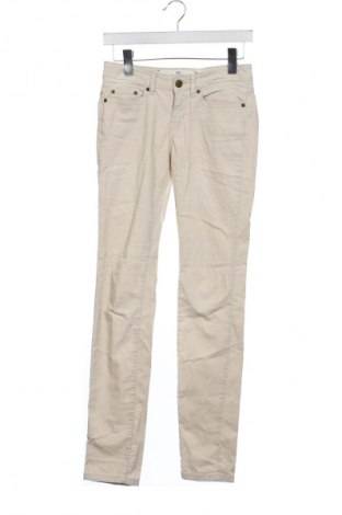 Dámské manšestráky  H&M L.O.G.G., Velikost XS, Barva Béžová, Cena  469,00 Kč