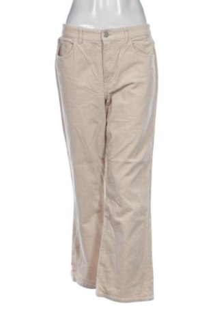 Γυναικείο κοτλέ παντελόνι Massimo Dutti, Μέγεθος L, Χρώμα Εκρού, Τιμή 43,99 €