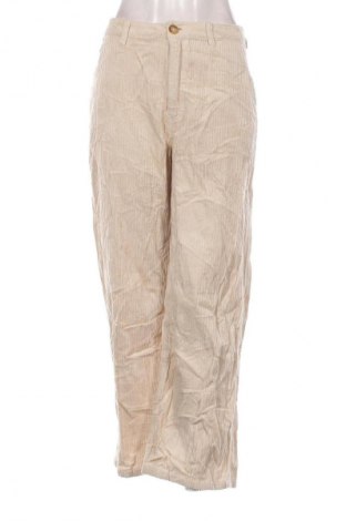 Pantaloni de velvet de femei Pepe Jeans, Mărime M, Culoare Ecru, Preț 234,99 Lei