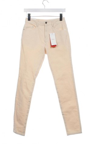 Damen Cordhose S.Oliver, Größe XS, Farbe Ecru, Preis 55,20 €