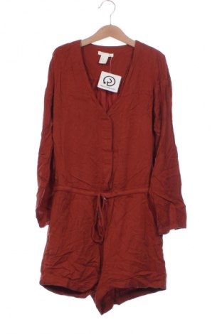 Kurzer Damenoverall H&M, Größe XS, Farbe Orange, Preis € 20,02