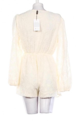 Kurzer Damenoverall Olivia, Größe M, Farbe Ecru, Preis € 18,99