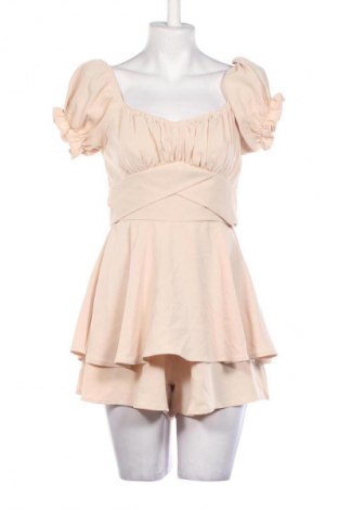 Salopetă scurtă de damă Unbranded, Mărime S, Culoare Bej, Preț 103,00 Lei