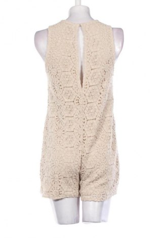Women's short jumpsuit Zara, Μέγεθος S, Χρώμα  Μπέζ, Τιμή 17,39 €