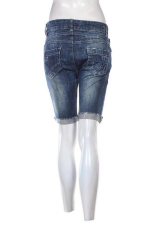 Pantaloni scurți de femei Bershka, Mărime S, Culoare Albastru, Preț 50,00 Lei
