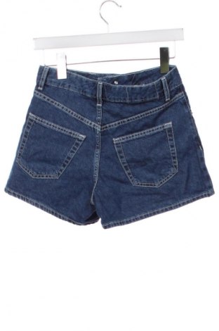 Pantaloni scurți de femei Bershka, Mărime XS, Culoare Albastru, Preț 50,00 Lei