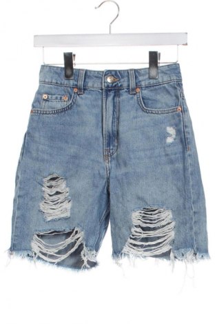 Pantaloni scurți de femei H&M Divided, Mărime XS, Culoare Albastru, Preț 54,99 Lei