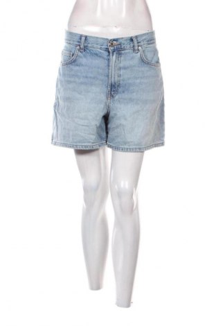Pantaloni scurți de femei Pull&Bear, Mărime M, Culoare Albastru, Preț 57,99 Lei