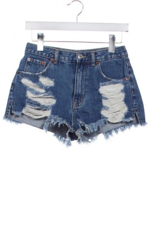 Pantaloni scurți de femei Pull&Bear, Mărime S, Culoare Albastru, Preț 50,00 Lei