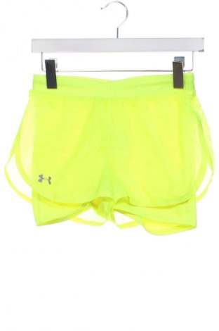 Damskie szorty Under Armour, Rozmiar XS, Kolor Żółty, Cena 77,75 zł