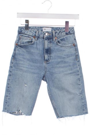 Damskie szorty Zara, Rozmiar XS, Kolor Niebieski, Cena 36,69 zł