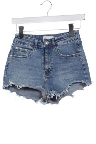 Γυναικείο κοντό παντελόνι Zara, Μέγεθος XS, Χρώμα Μπλέ, Τιμή 8,23 €
