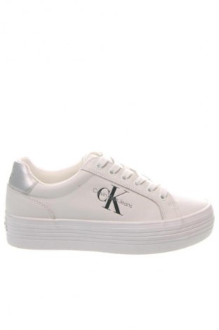 Γυναικεία παπούτσια Calvin Klein Jeans, Μέγεθος 39, Χρώμα Λευκό, Τιμή 61,99 €