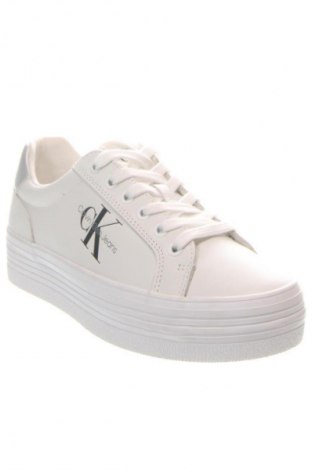 Γυναικεία παπούτσια Calvin Klein Jeans, Μέγεθος 39, Χρώμα Λευκό, Τιμή 61,99 €