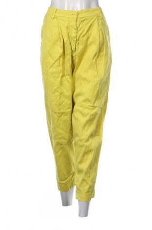 Pantaloni de femei Barena, Mărime S, Culoare Galben, Preț 325,97 Lei