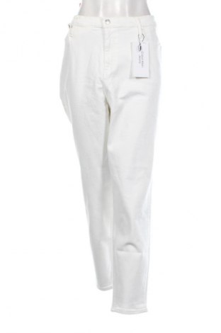 Дамски панталон Calvin Klein Jeans, Размер XL, Цвят Бял, Цена 159,99 лв.