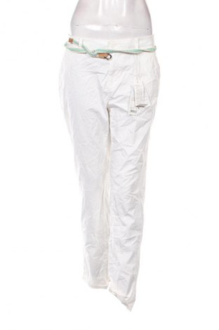 Pantaloni de femei Esprit, Mărime XL, Culoare Alb, Preț 205,99 Lei