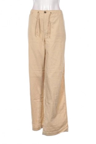 Pantaloni de femei Kenvelo, Mărime XL, Culoare Bej, Preț 76,00 Lei