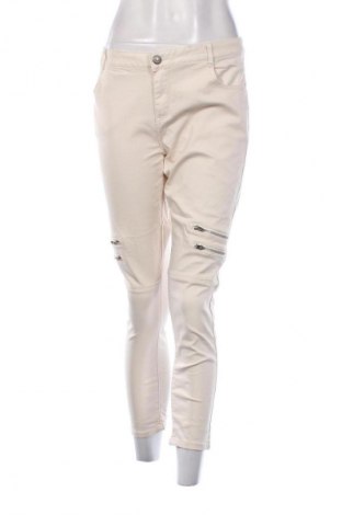 Γυναικείο παντελόνι Lee Cooper, Μέγεθος L, Χρώμα Εκρού, Τιμή 26,99 €