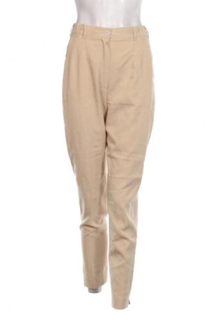 Pantaloni de femei Lisa Tossa, Mărime S, Culoare Bej, Preț 107,89 Lei