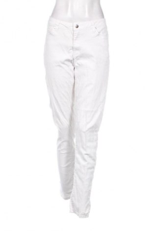 Pantaloni de femei Mingel, Mărime L, Culoare Alb, Preț 107,61 Lei