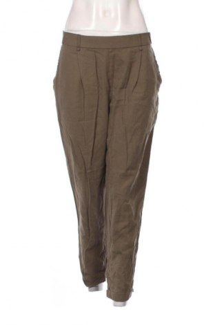 Damskie spodnie Pull&Bear, Rozmiar L, Kolor Zielony, Cena 66,39 zł