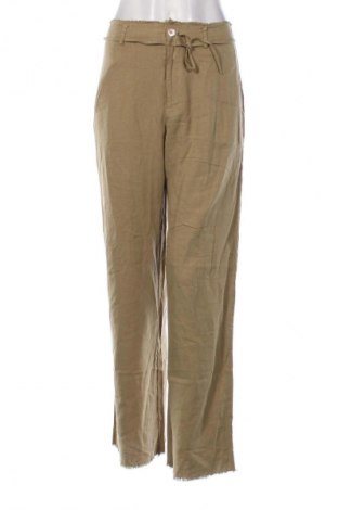 Pantaloni de femei Pull&Bear, Mărime S, Culoare Verde, Preț 121,00 Lei