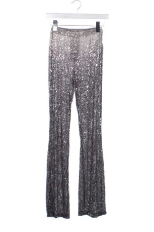 Damskie spodnie Stradivarius, Rozmiar XS, Kolor Srebrzysty, Cena 175,28 zł