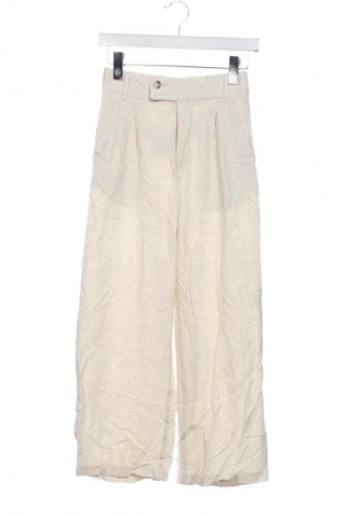 Pantaloni de femei Stradivarius, Mărime XS, Culoare Ecru, Preț 76,70 Lei