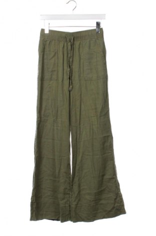 Γυναικείο παντελόνι Zara, Μέγεθος XS, Χρώμα Πράσινο, Τιμή 13,80 €