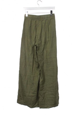 Γυναικείο παντελόνι Zara, Μέγεθος XS, Χρώμα Πράσινο, Τιμή 13,80 €