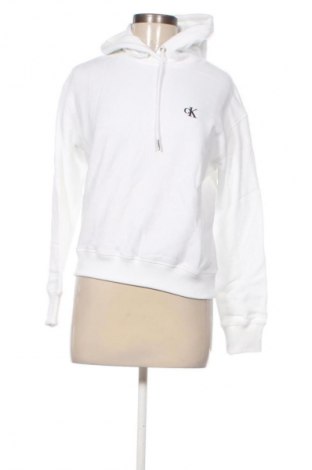 Damen Fleece Sweatshirt Calvin Klein Jeans, Größe S, Farbe Weiß, Preis € 142,99