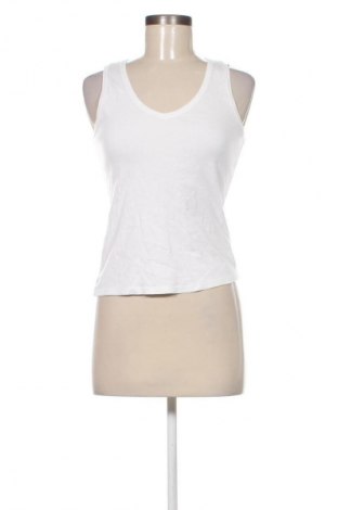 Γυναικείο αμάνικο μπλουζάκι Zara, Μέγεθος L, Χρώμα Λευκό, Τιμή 6,14 €