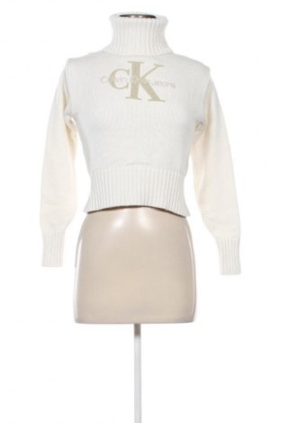Pulover de femei Calvin Klein Jeans, Mărime XXS, Culoare Alb, Preț 694,99 Lei