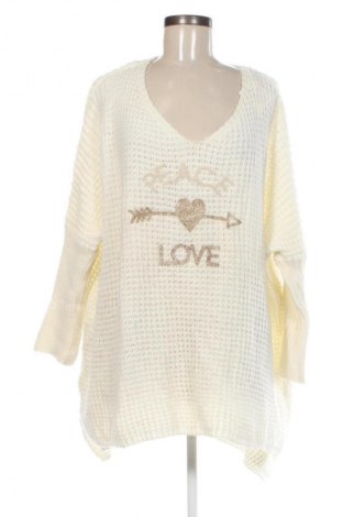 Damenpullover Unbranded, Größe 5XL, Farbe Ecru, Preis € 23,99