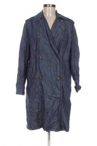 Damen Trench Coat Promod, Größe M, Farbe Blau, Preis € 66,99