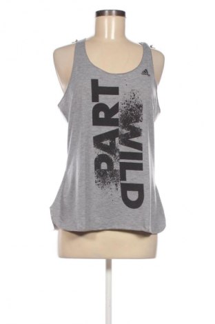 Damen Sporttop Adidas, Größe XL, Farbe Grau, Preis 17,38 €