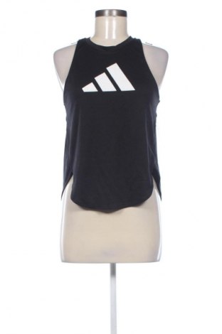 Γυναίκειο αθλητικό τοπ Adidas, Μέγεθος S, Χρώμα Μαύρο, Τιμή 17,39 €
