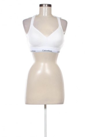 Damski sportowy top Calvin Klein, Rozmiar L, Kolor Biały, Cena 245,99 zł