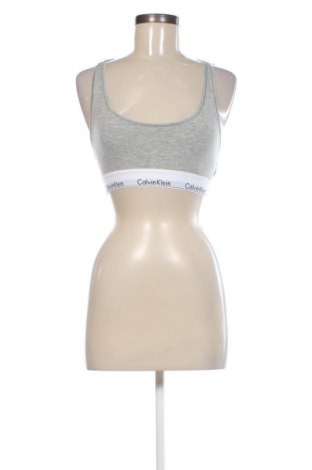 Damen Sporttop Calvin Klein, Größe M, Farbe Grau, Preis € 29,99
