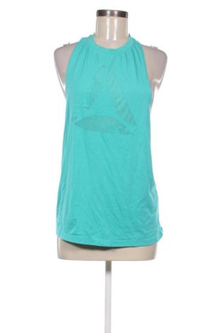 Damen Sporttop Reebok, Größe M, Farbe Blau, Preis 17,00 €