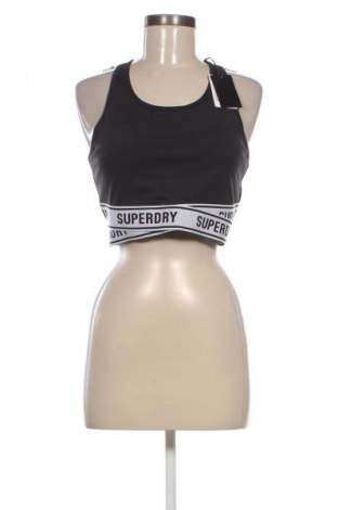 Damen Sporttop Superdry, Größe L, Farbe Schwarz, Preis € 37,99