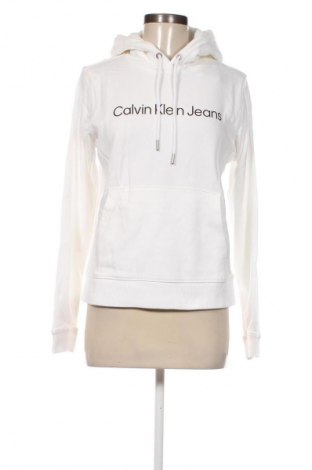 Дамски суитшърт Calvin Klein Jeans, Размер M, Цвят Бял, Цена 157,99 лв.