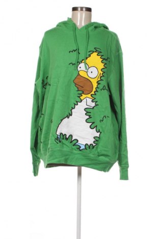 Γυναικείο φούτερ The Simpsons, Μέγεθος XL, Χρώμα Πράσινο, Τιμή 18,99 €