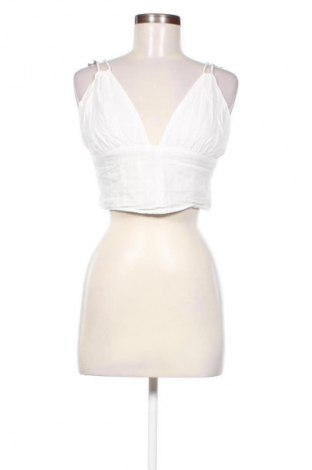 Damski top Bershka, Rozmiar L, Kolor Biały, Cena 66,39 zł